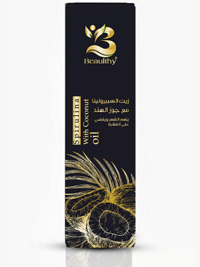 زيت شعر مع سبيرولينا وزيت جوز الهند